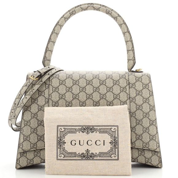 Gucci x Balenciaga The Hacker Project Hourglass Top Handle Bag GG Coated Canvas - Picture 2 of 8